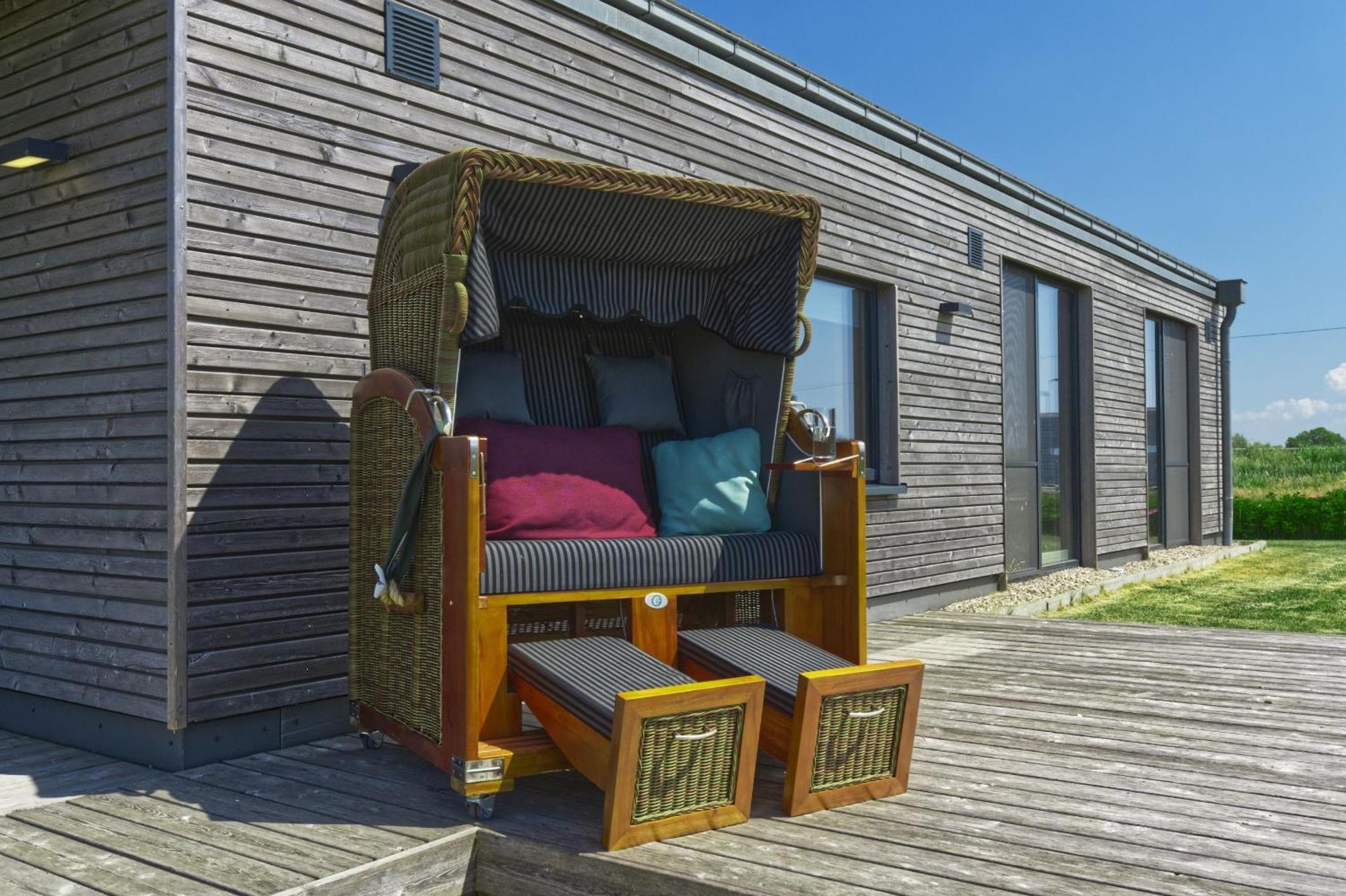 Gud Jard Lodge Nr 09 - Design-Ferienhaus Mit Exklusiver Ausstattung Pellworm Dış mekan fotoğraf